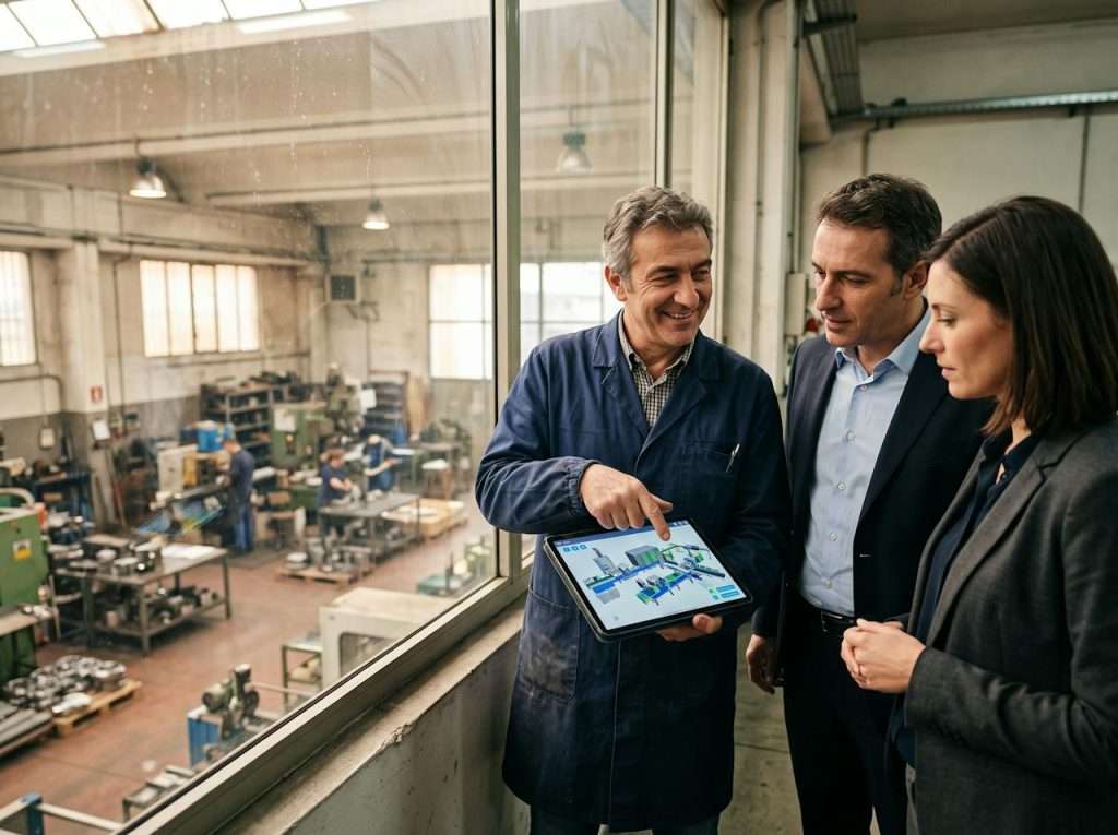 Visite dei clienti, foto illustrativa generata con AI