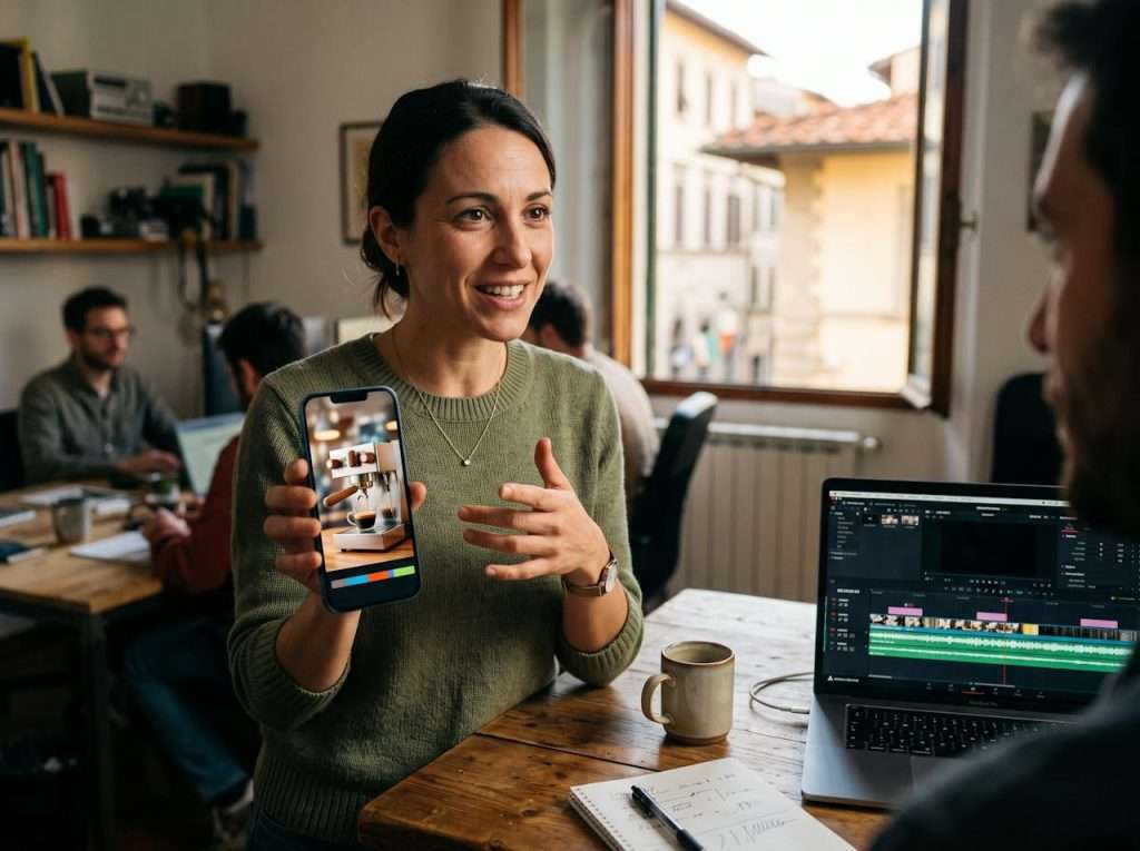 Video e social, foto illustrativa generata con AI