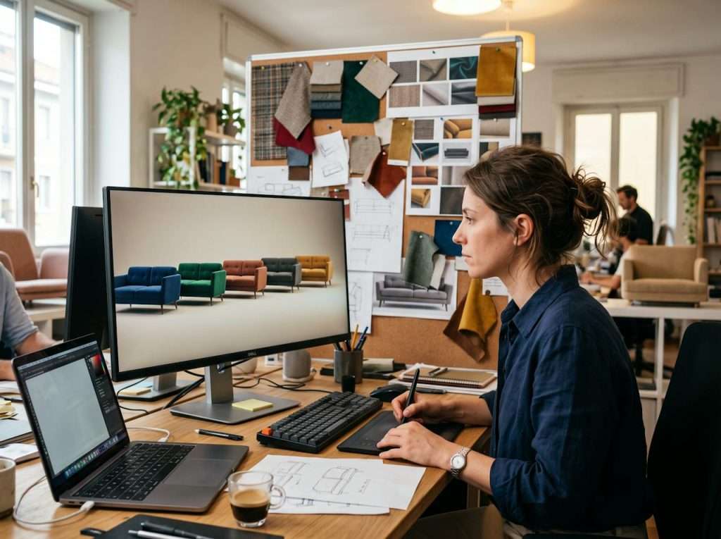 Configuratori e varianti, foto illustrativa generata con AI