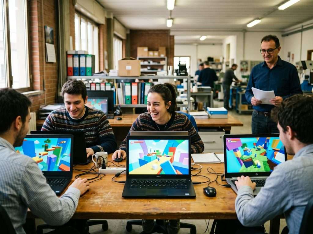 Inserimento dei nuovi assunti, foto illustrativa generata con AI