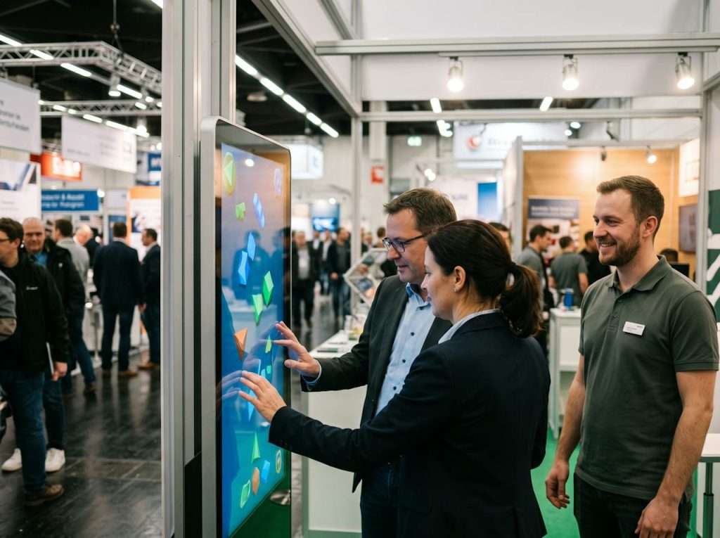 Giochi e demo per le fiere, foto illustrativa generata con AI